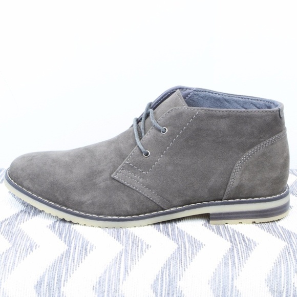 Mens "Andre" Casual Suede Leather Chukka Boots - Picture 3 of 6
